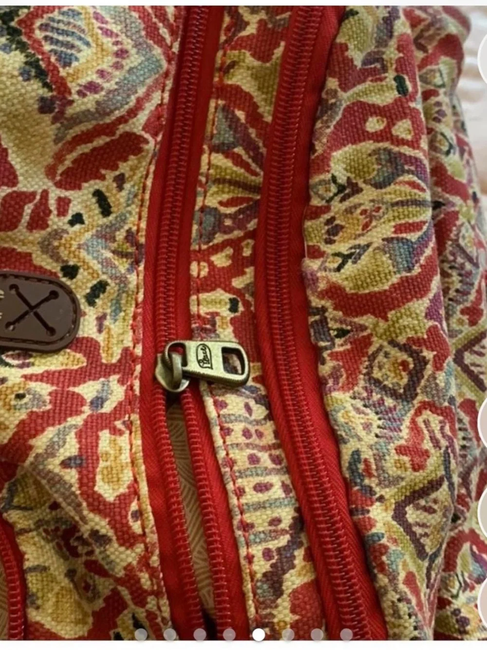 Sakroots Red Multicolor Patterned Women's Backpack